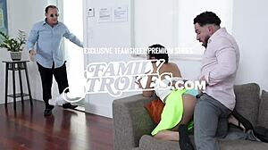 omg stepson tricked me into hardcore banging, lexi luna can't resist! deepthroat and titty fuck got me wild 😍