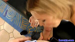 Stockinged Mature Fucks In British Threeway