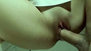 Little Teen 18+ Slut Banged Hard in Kitchen by Horny Student