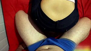 Cumming hard in pants while grinding doggystyle!