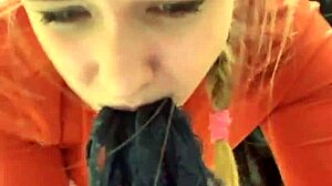 Teen BBW Masturbates Pussy With Vibrator In Public Close-Up