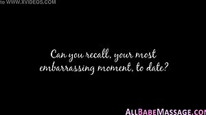 Busty masseuse interview