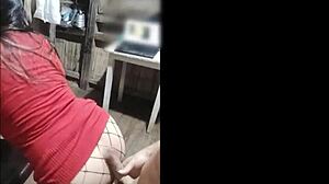 Alpha male fucks stepsister rough after new year!