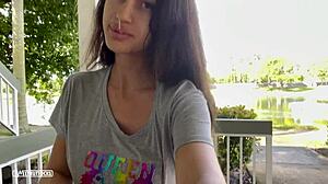 He cum on my face and sent to the backyard