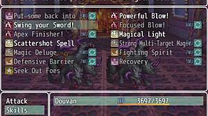 in geezer hero rpg, i defeat the demon king and cum on big tits of grateful women