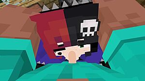 Ellie deepthroat facefuck with facial