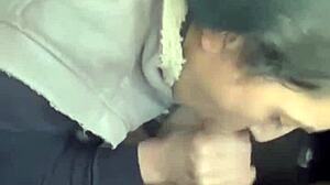 He Admires Her Perfect Ass! She Sucks His Cock For Cumshot.