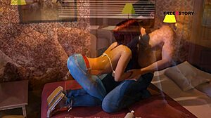 julia, taste john's sperm in first sex? eat it now