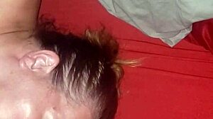 Redhead milf rides cock for creampie.