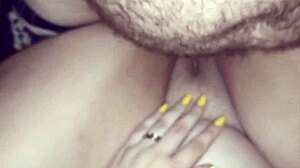 Chubby Couple Fucks Hard Without Removing Shorts