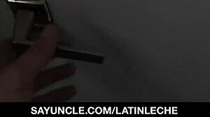 latinleche - latino hunk tops big dick boy in hairy gay orgy first time