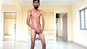 Rajesh playboy 993 striping masturbating dick spanking moaning and cumming in the paper cup.