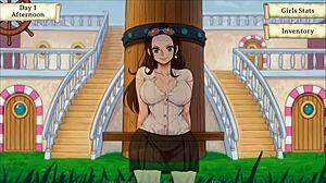 Lusty Buccaneers Hentai: Nami Exposes Huge Tits At Night.