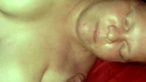 Redhead milf rides cock for creampie.