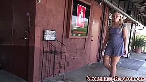 Teen Rides Massive Black Dong at Gloryhole