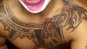 is that mexican guy in halloween costume masturbating his cock solo?