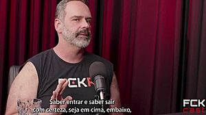 Dr. Vinicius Lacerda joins a wild Brazilian fetish orgy at Fckcast 3 party.