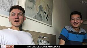 latinleche - latino hunk tops big dick boy in hairy gay orgy first time
