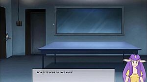 in something unlimited part 130, the character gets an anal orgasm from a monster cock