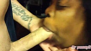 ebony babe sucks monster cocks in interracial deepthroat compilation. wet blowjobs all night long