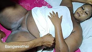 curvy body gets smooth penetration on cozy bed