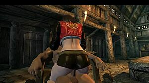 Miya suddenly gets fucked in Skyrim 3D POV