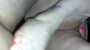 Amber Crider uses sexy feet on cock