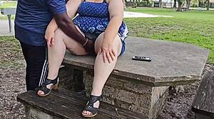 big ass milf struts curves at the park