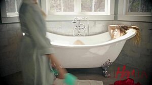 scarlett letter preview with steamy lesbian tribbing