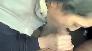 He Admires Her Perfect Ass! She Sucks His Cock For Cumshot.