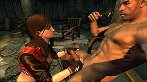 Miya suddenly gets fucked in Skyrim 3D POV