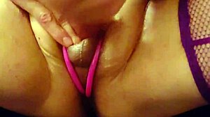 tranny enjoys ass play and cum