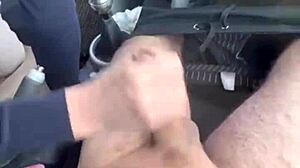 He Admires Her Perfect Ass! She Sucks His Cock For Cumshot.