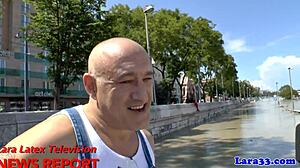 Stockinged brit cougar gets doggystyled after blowjob in lingerie 😘