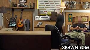 sex in shop with big rod couple