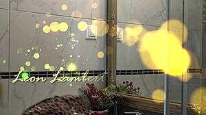 omg, my sexy blonde wife switching panties in bathroom, caught her hot curves on cam!