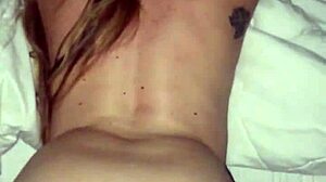 that white girl bent over in doggystyle, she really loves that cock.