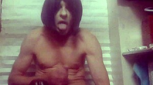 Skinny Tranny 881 Gets Intense Anal Assfucking In Heaven