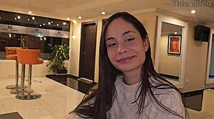 Old friend lures me to her hotel room for wild fun!