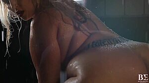 Mistress Delicious RIPS Clothes OFF, SPREADS Ass in SEXY Striptease