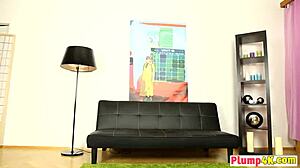 Plump BBW sandwich with free hugs