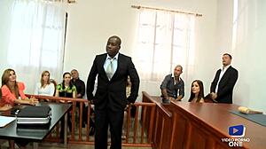 Beautiful Sluts Getting Fucked in Front of the Judge at the Tribunal