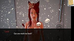 Small Tits In Hentai Cartoon Family Scene With Detailed Action