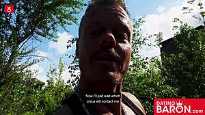 Gothic teen doreen meets on datingbaron for a date