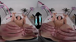 WetVR extreme flexible Sophia Sultry stretched out in VR porn!