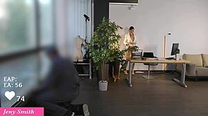 i invited the handyman to watch how i'm masturbating with toys