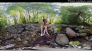 ana, molly, and belle having lesbian fun outdoors?