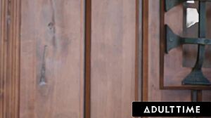 Adult Time - Alison Rey Seduces Handsome Plumber While Touching Herself Before Wild Sex