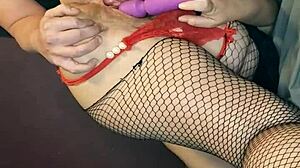 Christmas strip with ripped clothes