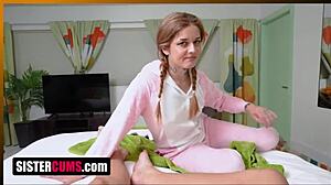 Cosplayer Stepsister Deepthroats In Morning With Tattoos